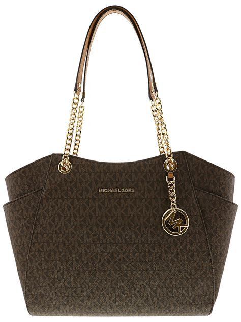 michael kors jet set large logo chain tote bag|michael kors jet set airplane.